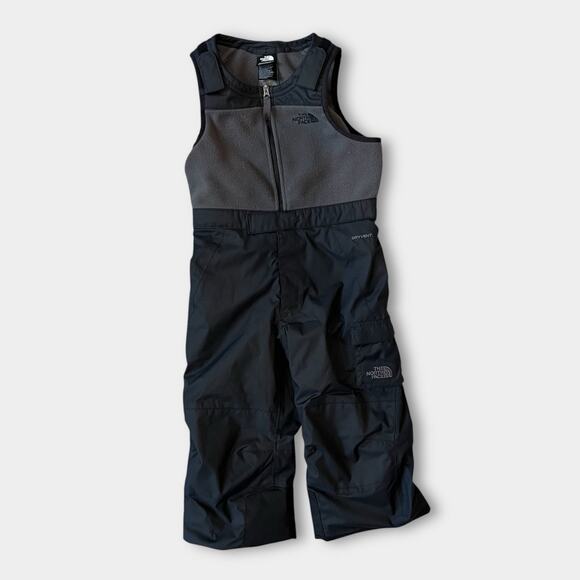 The North Face Hyvent Insulated Black & Gray Snow Bibs 3T - Picture 1 of 10